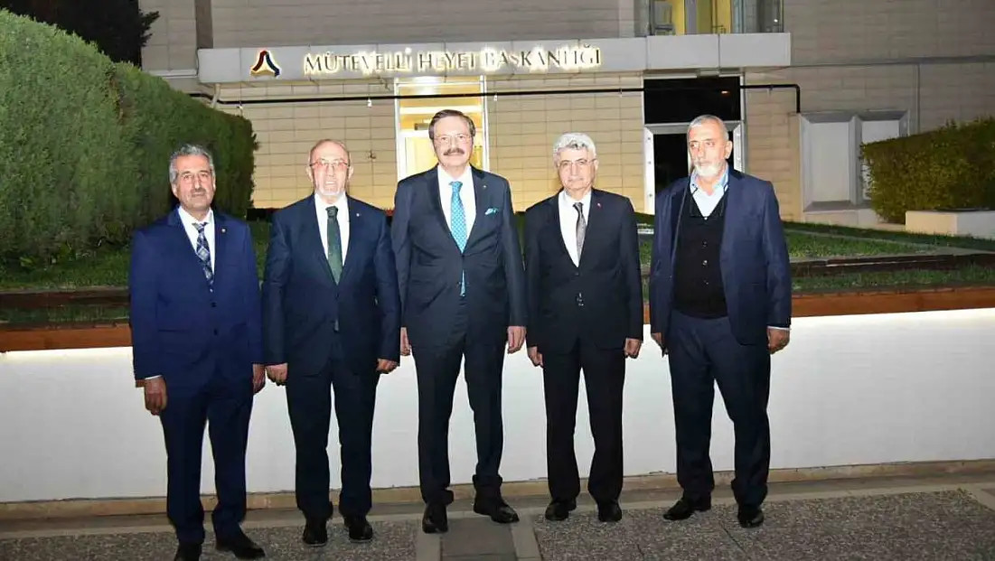 Başkan Dumandağ, TOBB Başkanı Hisarcıklıoğlu ile bir araya geldi