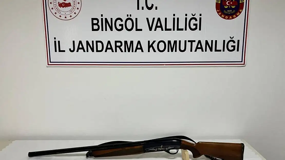 Bingöl'de 4 adet ruhsatsız silah ele geçirildi