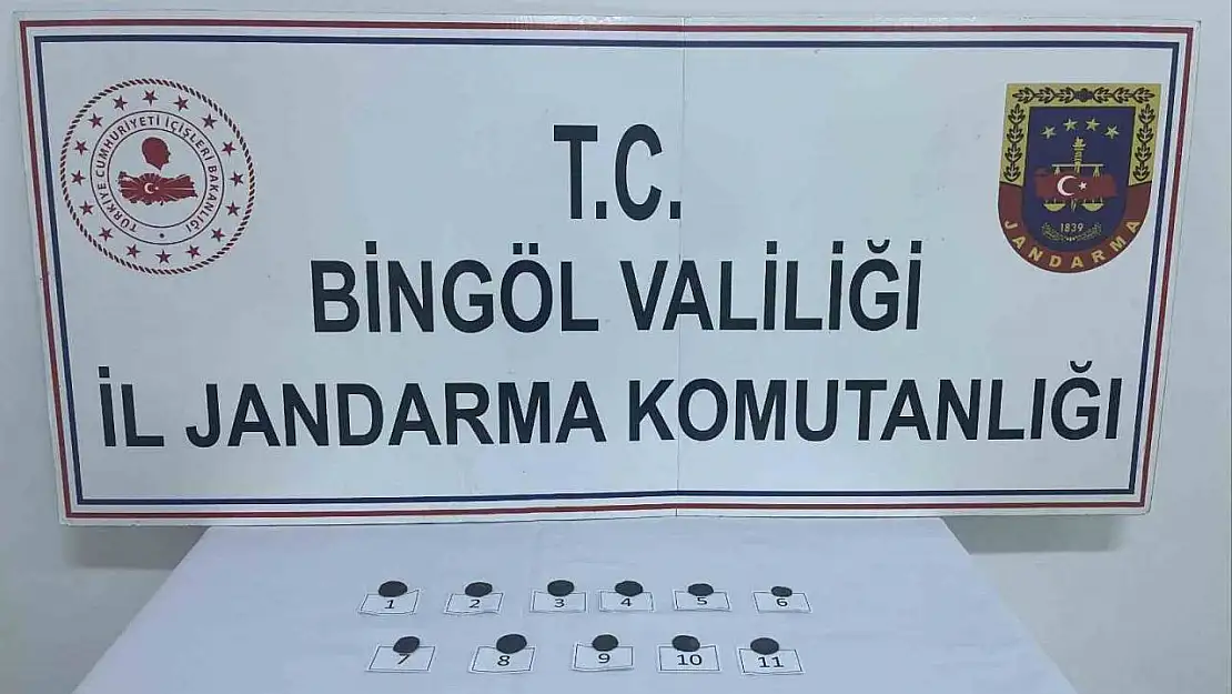 Bingöl'de jandarmanın dikkati tarihi eser kaçakçılığını önledi