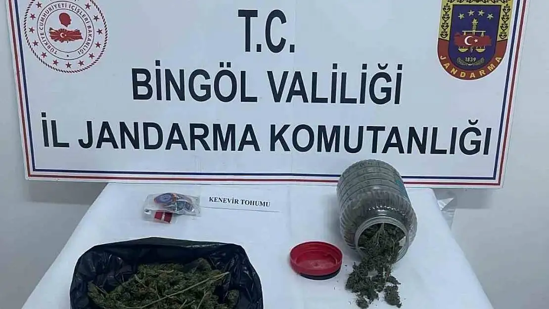 Bingöl'de uyuşturucu operasyonu