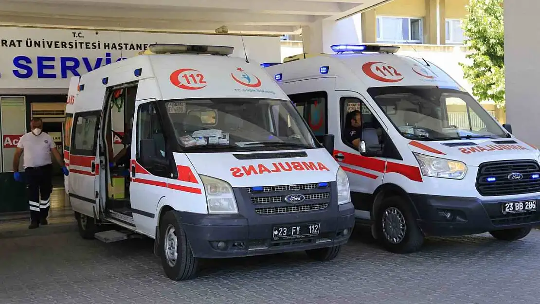 Elazığ'da birinci kattan düşen 2 yaşındaki bebek yaralandı