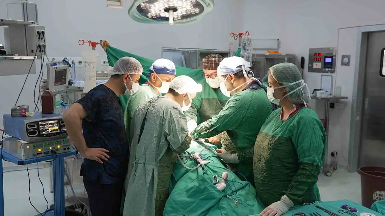 3 santimetrelik böbrek tümörü parsiyel nefrektomi ile çıkartıldı