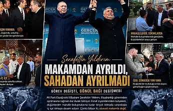 Makamdan Ayrıldı, Sahadan Ayrılmadı