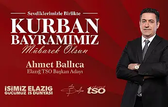 TSO Başkan Adayı Ballıca'dan Kurban Bayramı Mesajı