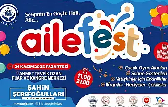 Elazığ'da 'Aile Festivali' düzenlenecek