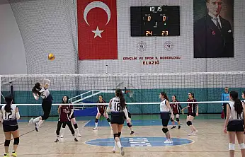 Elazığ'da voleybol müsabakaları tamamlandı