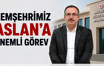 Hemşerimiz Hasan Aslan, Malatya Bölge Adliye Mahkemesi'nin İlk Başkanı Oldu