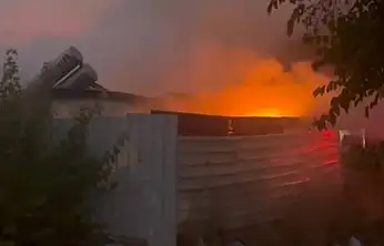 Malatya'da ev yangını