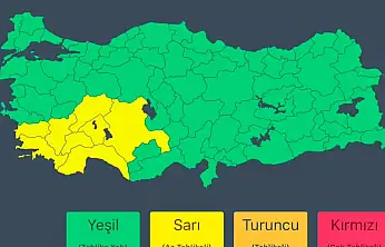 Meteoroloji Genel Müdürlüğü'nden alınan son bilgilere göre..