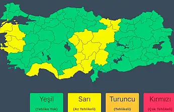 Meteoroloji Genel Müdürlüğü'nden alınan son bilgilere göre..