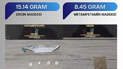 Bingöl'de uyuşturucu operasyonu