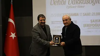 Eğitimci-Yazar Vehbi Vakkasoğlu Elazığlılarla Buluştu