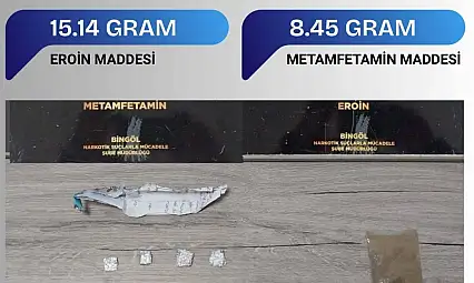 Bingöl'de uyuşturucu operasyonu