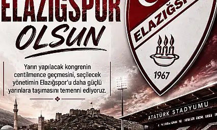 Kazanan Kim Olursa Olsun, Kazanan Elazığspor Olsun..