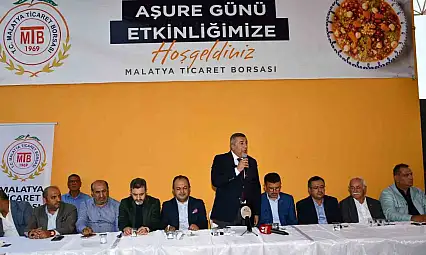 Malatya Ticaret Borsası'ndan aşure etkinliği