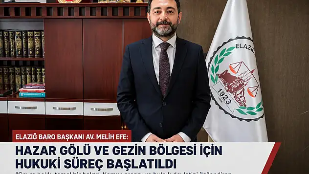 Elazığ Barosu Hazar Gölü ve Gezin Bölgesindeki Faaliyetler İçin