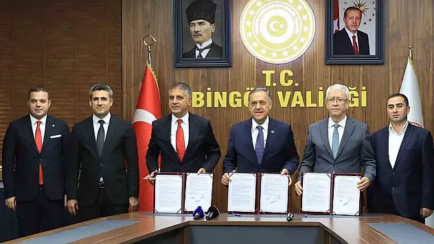 Bingöl'de okul yapım protokolü imzalandı