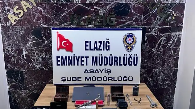Elazığ'da 7 Milyon TL'lik Hırsızlık Olayı Aydınlatıldı: 4 Şüpheli Tutuklandı..