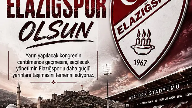 Kazanan Kim Olursa Olsun, Kazanan Elazığspor Olsun..