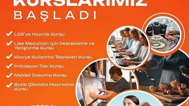 Malatya Yeşilyurt Belediyesi yeni meslek edindirme kursları açtı