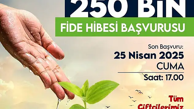 Yeşilyurt Belediyesi'nden zirai donun vurduğu çiftçiye fide desteği