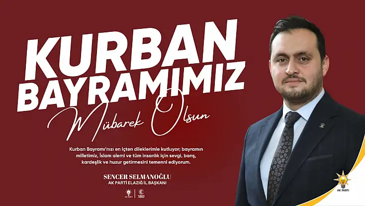 Başkan Selmanoğlun'dan Kurban Bayramı Mesajı