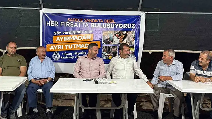 Başkan Ulutaş, Kültür Mahallesi'nde vatandaşlarla buluştu