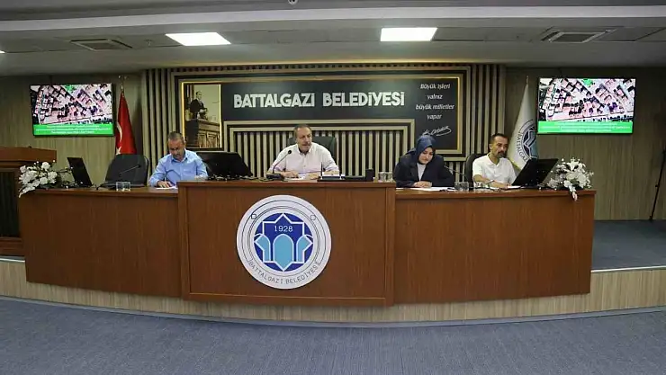 Battalgazi Belediyesi Ağustos Ayı meclis toplantısı tamamlandı
