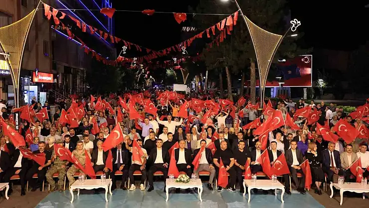 Bingöl'de 15 Temmuz Demokrasi ve Milli Birlik Günü