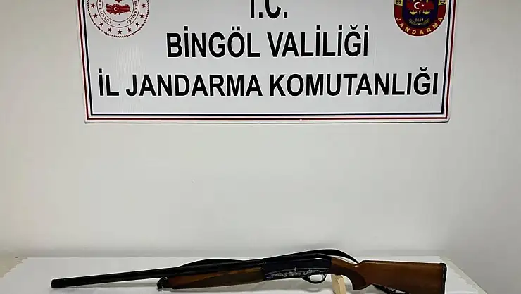 Bingöl'de 4 adet ruhsatsız silah ele geçirildi