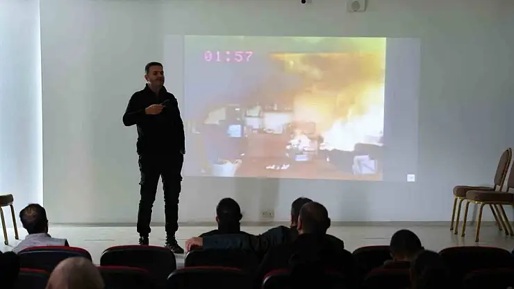 Bingöl'de dezavantajlı bireylere yangın ve afet farkındalık eğitimi verildi
