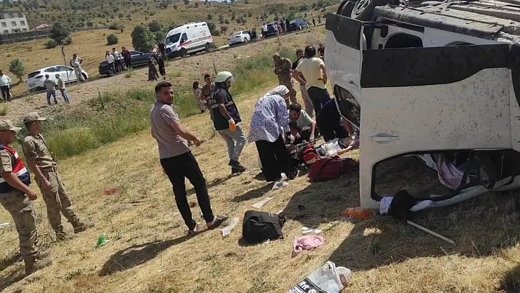 Bingöl'de feci kaza: 1 ölü, 6 yaralı