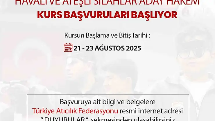 Elazığ'da aday hakem kursu düzenlenecek