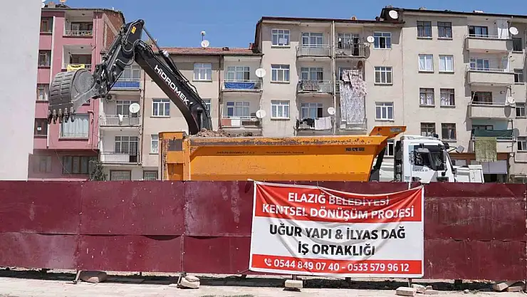 Elazığ'da Kentsel Dönüşüm Projesinde ilk temel atılıyor