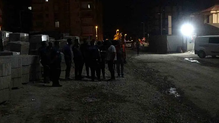 Malatya'da şantiye işçileri arasında taşlı sopalı kavga: 4 yaralı