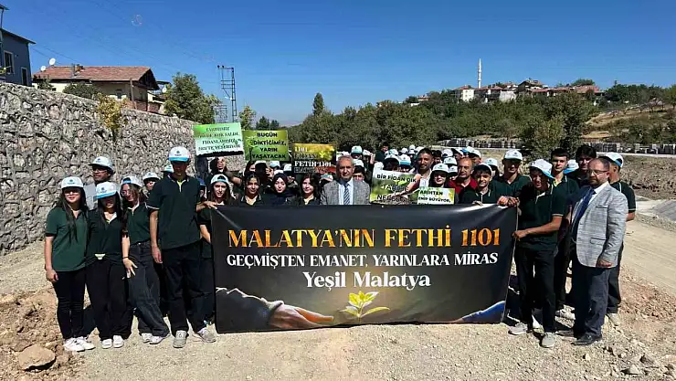 Malatya'nın Fethi'nin 924. yılında bin 101 fidan toprakla buluştu