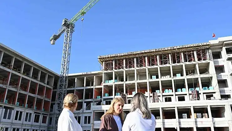 Malatya Yeni Adliye Sarayı'nda çalışmalar hız kesmeden devam ediyor