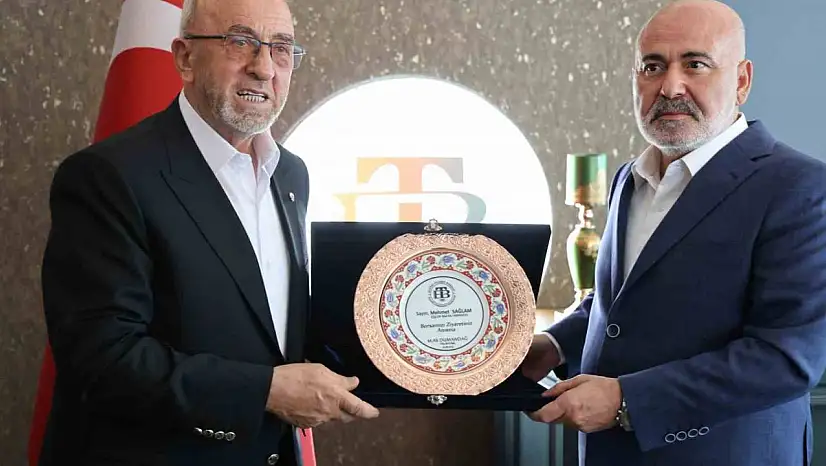 Bakanlar Elazığ Ticaret Borsası'nda: Başkan Dumandağ projeleri anlattı