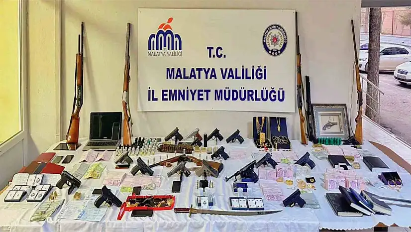 Malatya'da tefecilik ve kumar operasyonu: 31 gözaltı