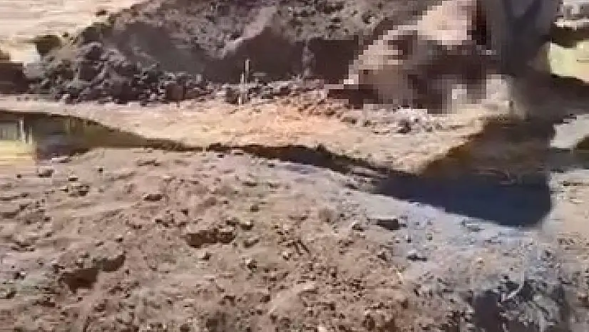 Yazıkonak'ta ölü hayvanın yerleşim alanına gömülmesine vatandaştan tepki