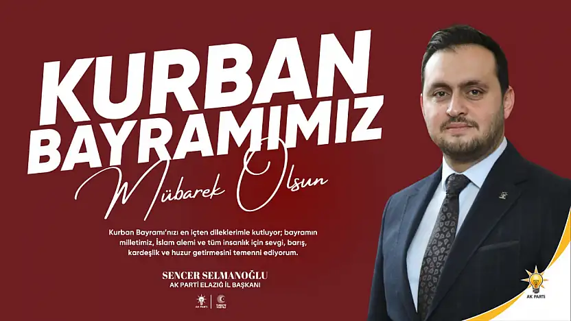 Başkan Selmanoğlun'dan Kurban Bayramı Mesajı