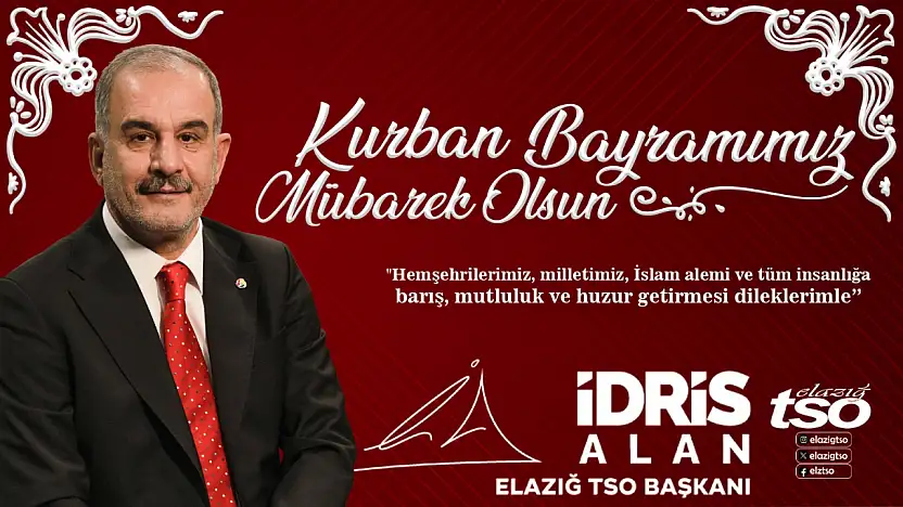 TSO Başkanı Alan'dan Kurban Bayramı Mesajı