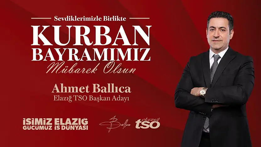 TSO Başkan Adayı Ballıca'dan Kurban Bayramı Mesajı