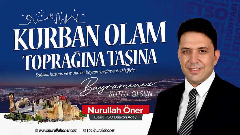 TSO Başkan Adayı Öner'den Kurban Bayramı Mesajı