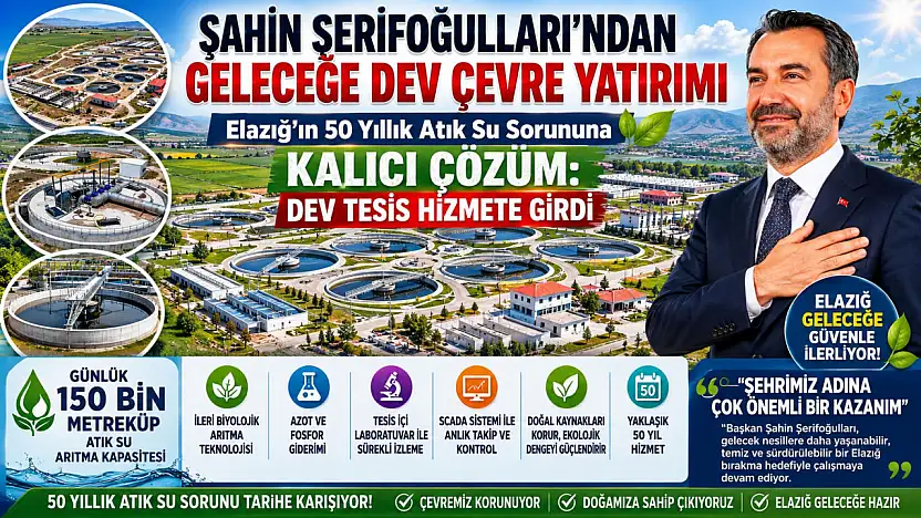 Şahin Şerifoğulları'ndan Geleceğe Dev Çevre Yatırımı