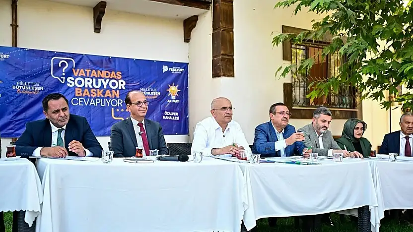 Başkanlar Malatya'nın geleceğini Özalper'de vatandaşlarla paylaştı