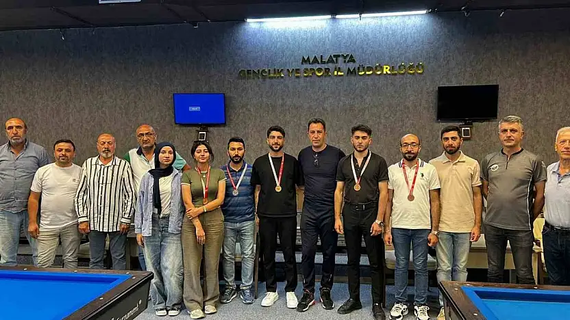 Bilardoda Elazığlı sporcudan başarı