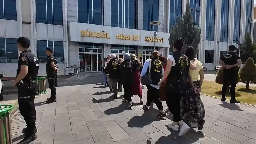 Bingöl'de hırsızlık operasyonu: 10 gözaltı