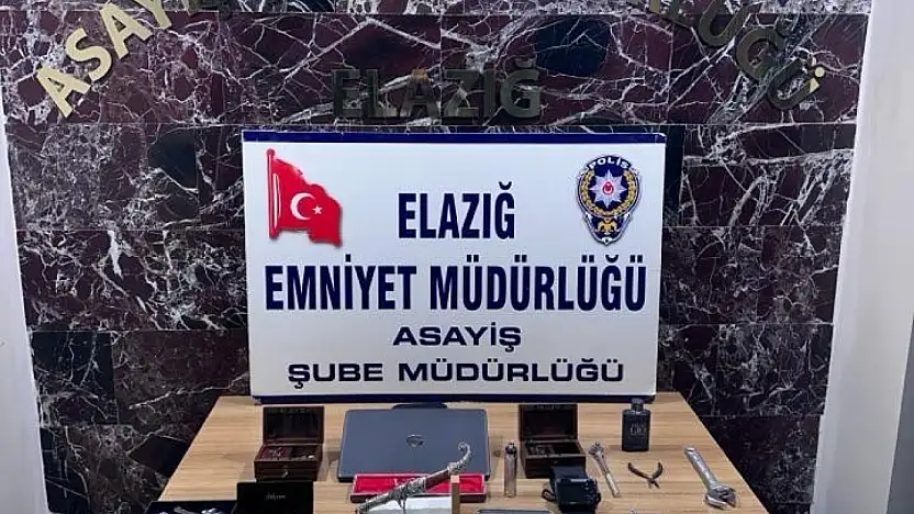 Elazığ'da 7 Milyon TL'lik Hırsızlık Olayı Aydınlatıldı: 4 Şüpheli Tutuklandı..