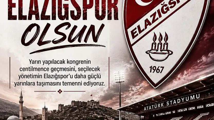 Kazanan Kim Olursa Olsun, Kazanan Elazığspor Olsun..